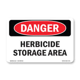 Herbicide Storage Area