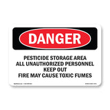 Pesticide Storage Area All Unauthorized