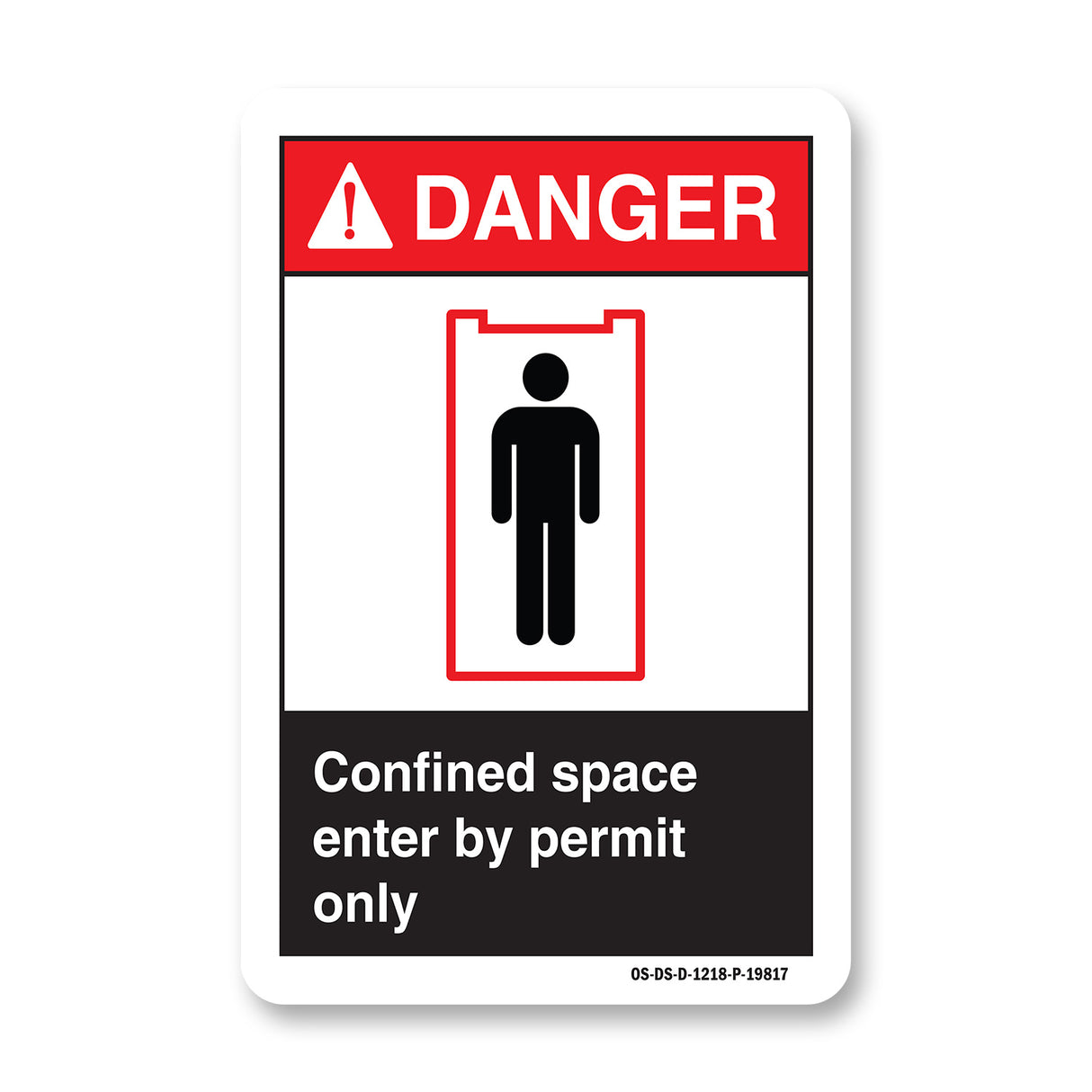 Confined Space Enter By Permit Only