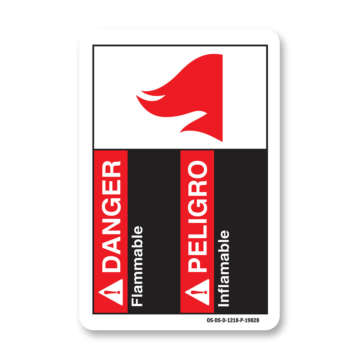 Danger Flammable (Bilingual Spanish)