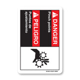 Danger Pinch Points (Bilingual Spanish)
