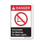 Flammable No Matches Or Open Lights
