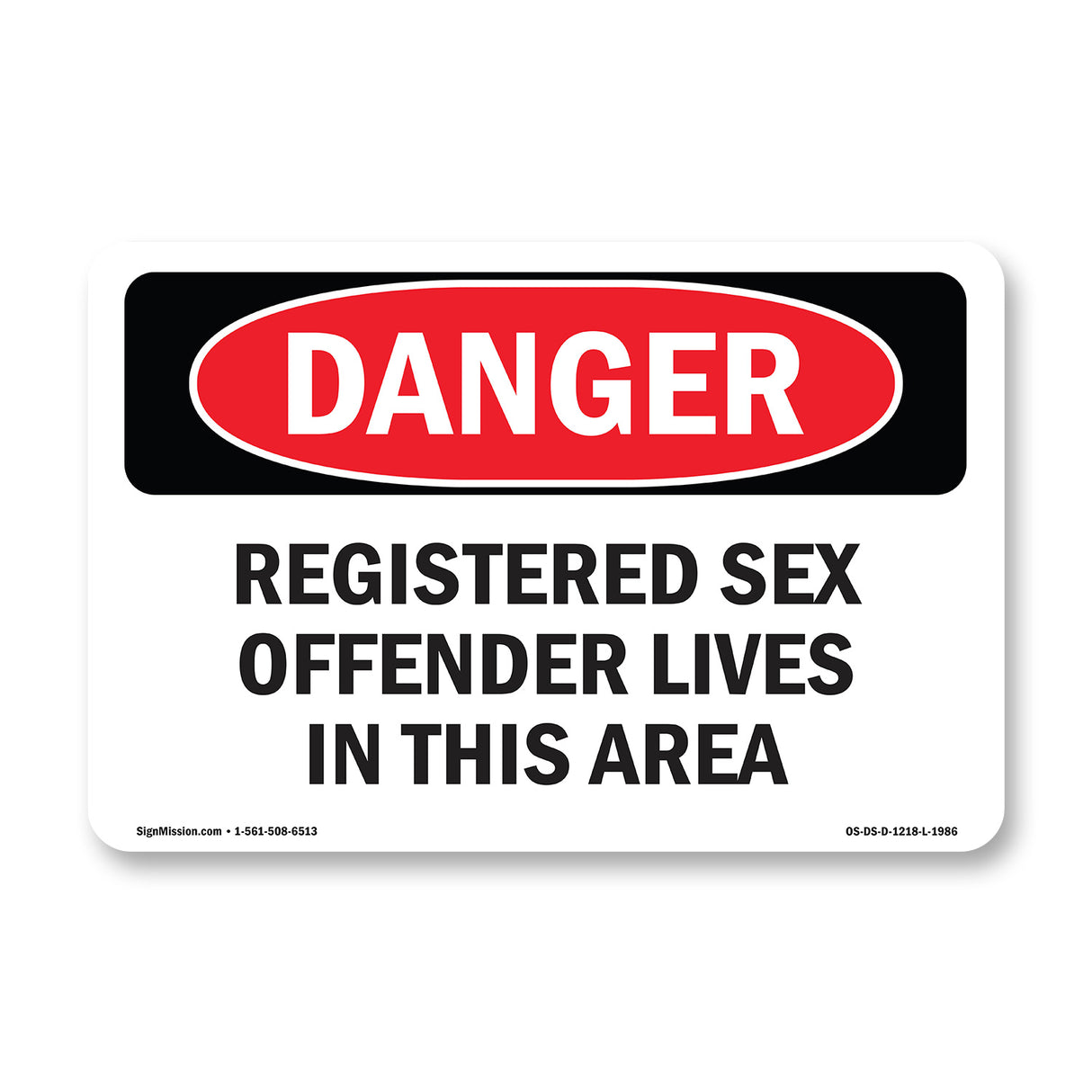 Registered Sex Offender Lives In This Area