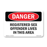 Registered Sex Offender Lives In This Area