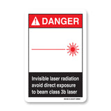 Invisible Laser Radiation Avoid Direct Exposure To Beam