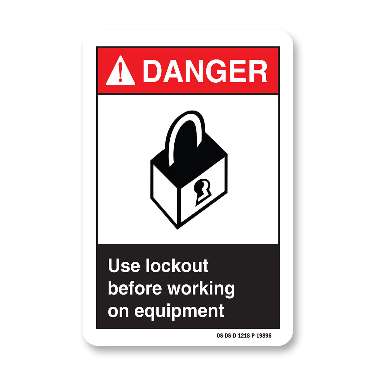 Use Lockout Before Working On Equipment