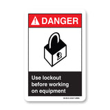 Use Lockout Before Working On Equipment