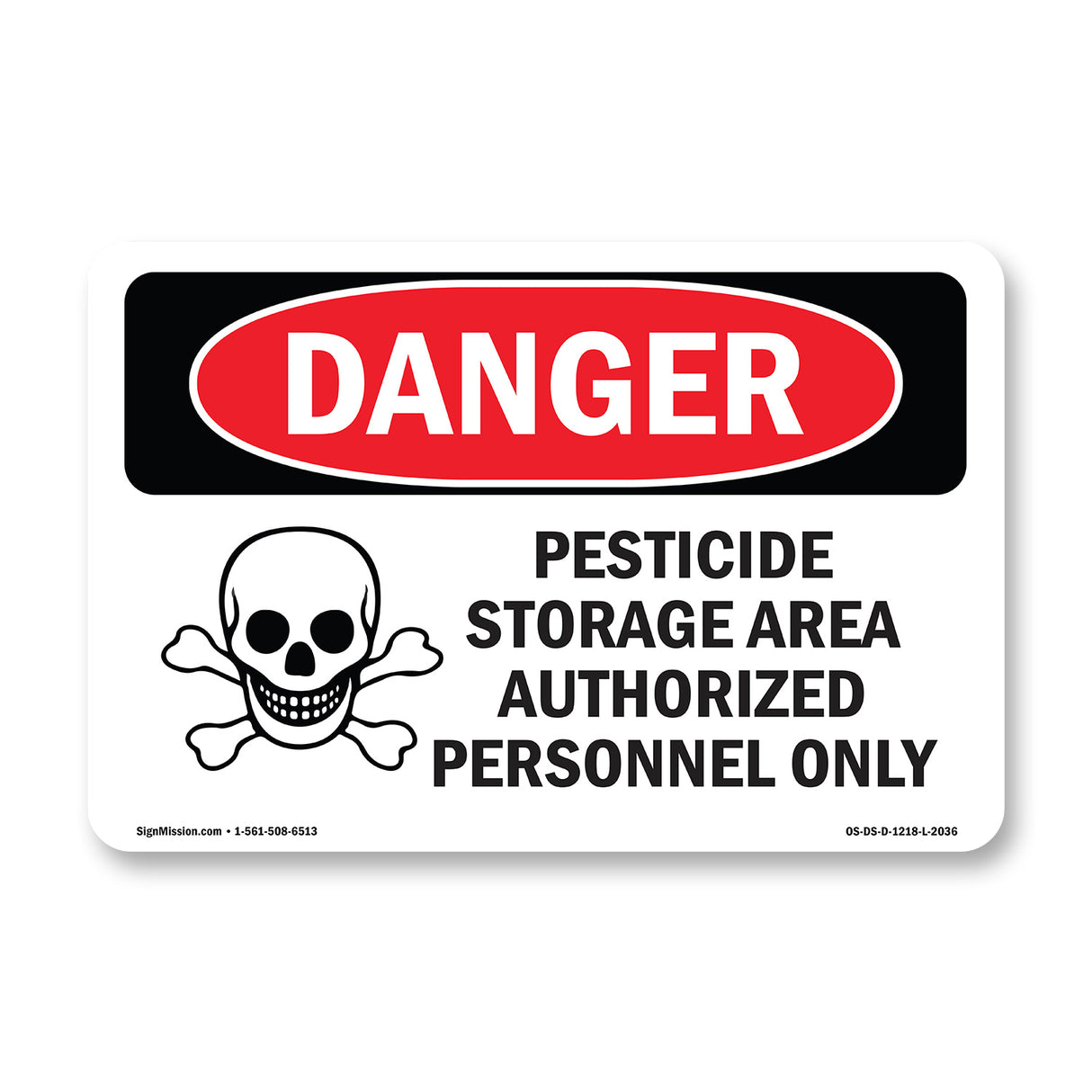Pesticide Storage Area Authorized Only