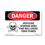 Pesticide Storage Fire Cause Toxic Fumes