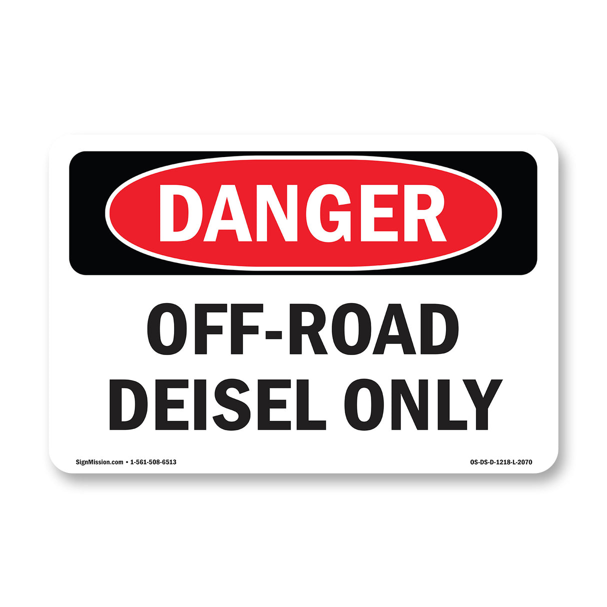 Off-Road Diesel Only
