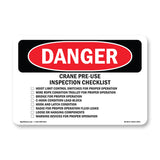Crane Pre-Use Inspection Checklist