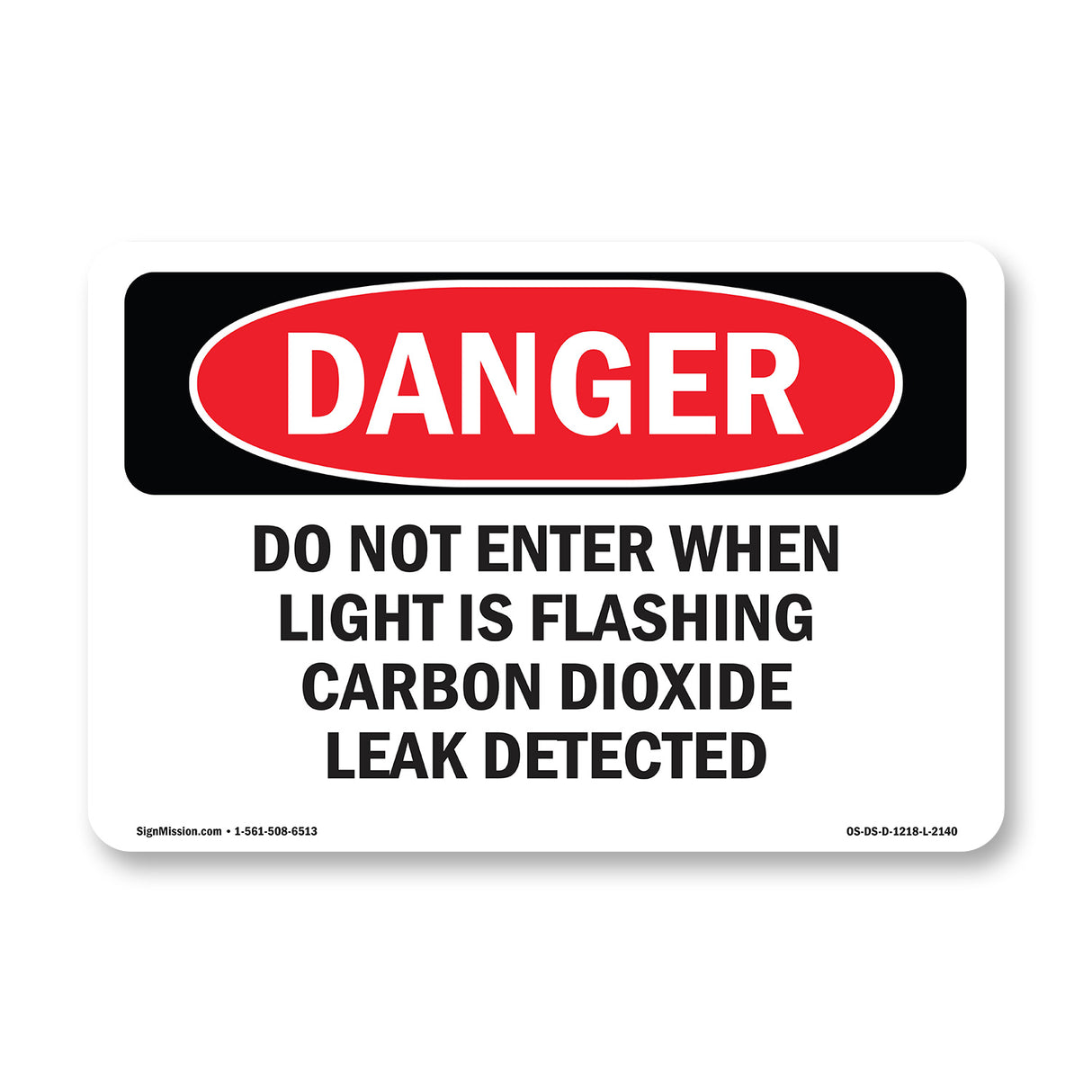 Do Not Enter When Light Is Flashing Carbon