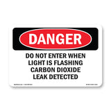 Do Not Enter When Light Is Flashing Carbon
