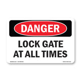 Lock Gate At All Times