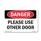 Portrait Please Use Other Door