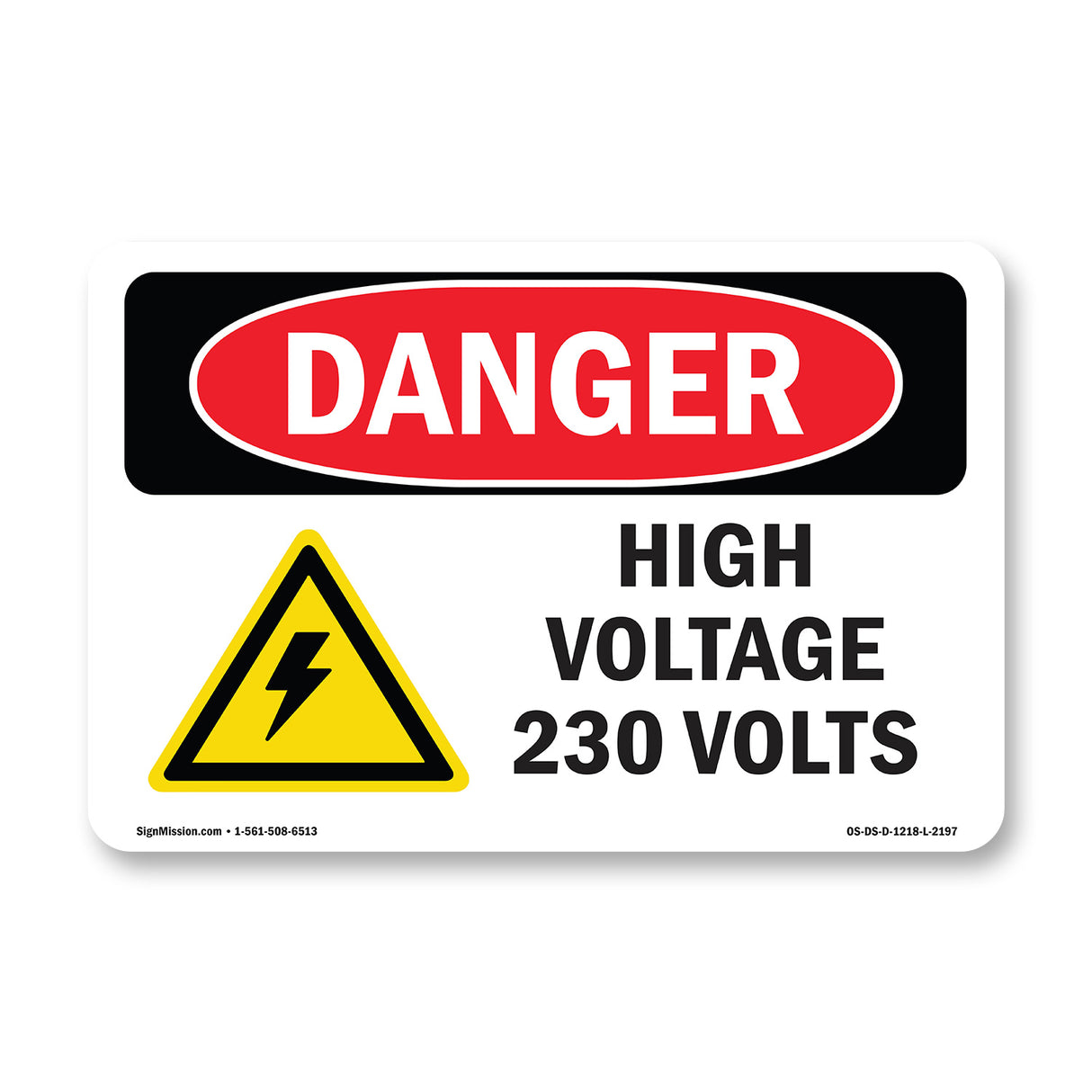 High Voltage 230 Volts