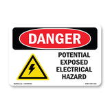 Potential Exposed Electrical Hazard