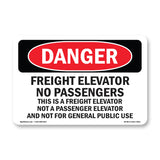 Freight Elevator No Passengers This Is A
