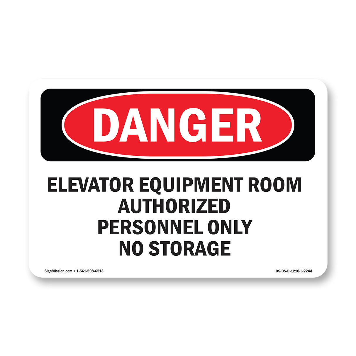 Elevator Equipment Room Authorized Personnel