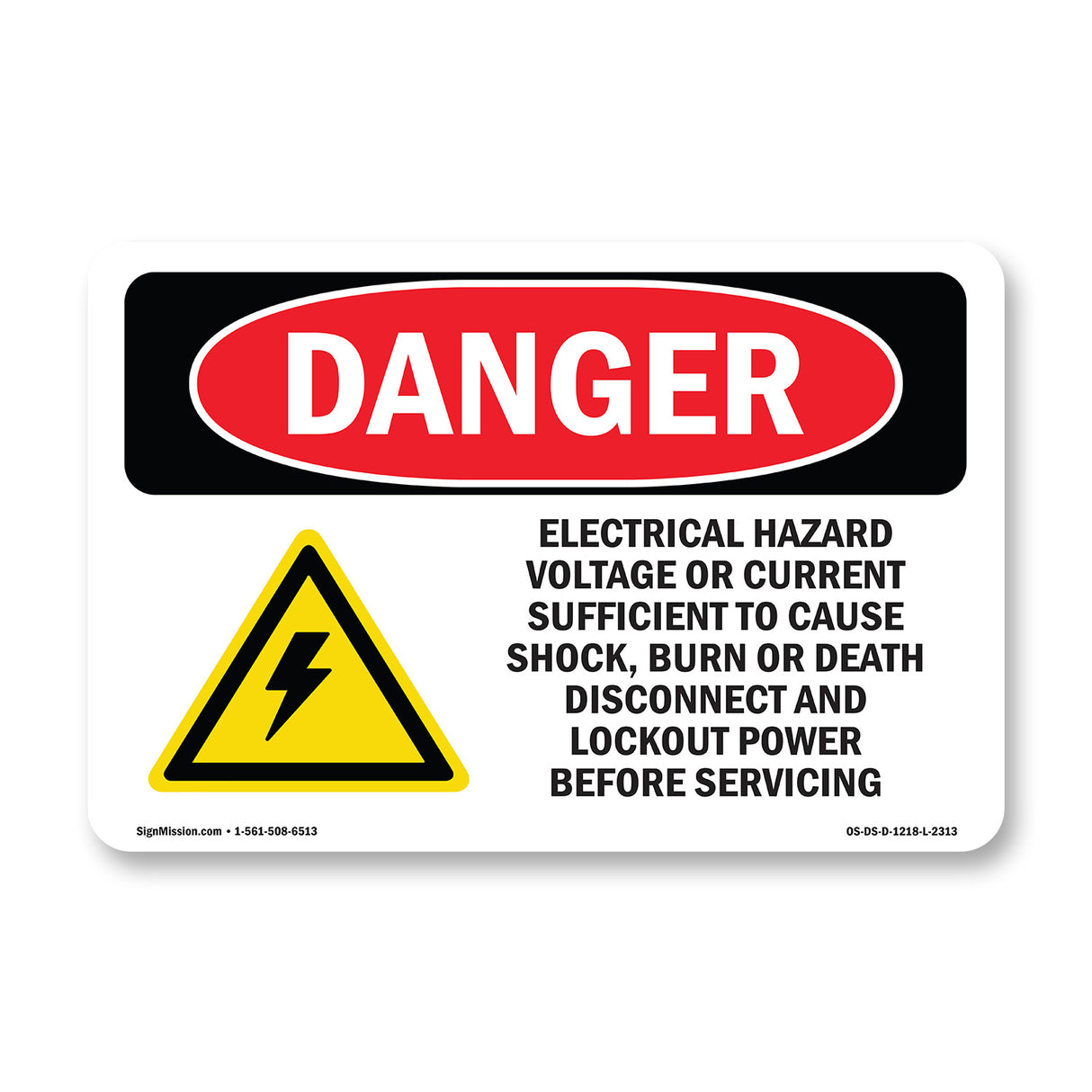 Electrical Hazard Voltage Or