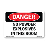 No Powder Explosives In This Room