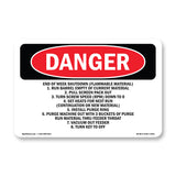 End Of Week Shutdown (Flammable Material)