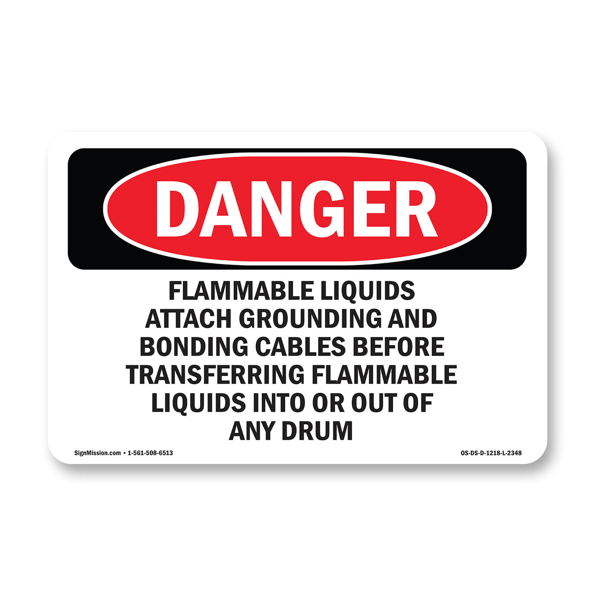 Flammable Liquids Attach Grounding And Bonding