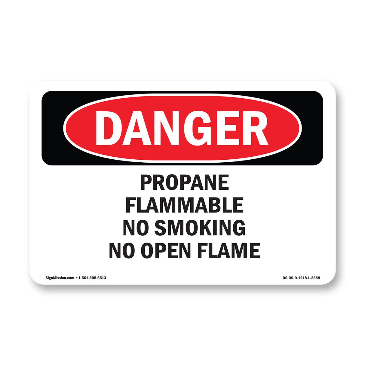 Propane Flammable No Smoking No Open Flame