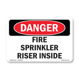 Fire Sprinkler Riser Inside
