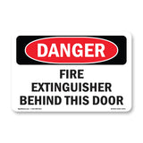 Fire Extinguisher Behind This Door
