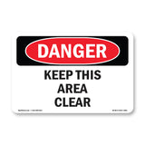 Keep This Area Clear