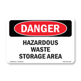 Hazardous Waste Storage Area