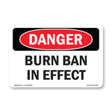 Burn Ban In Effect