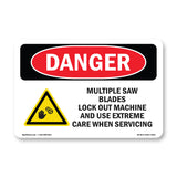 Multiple Saw Blades Lock Out