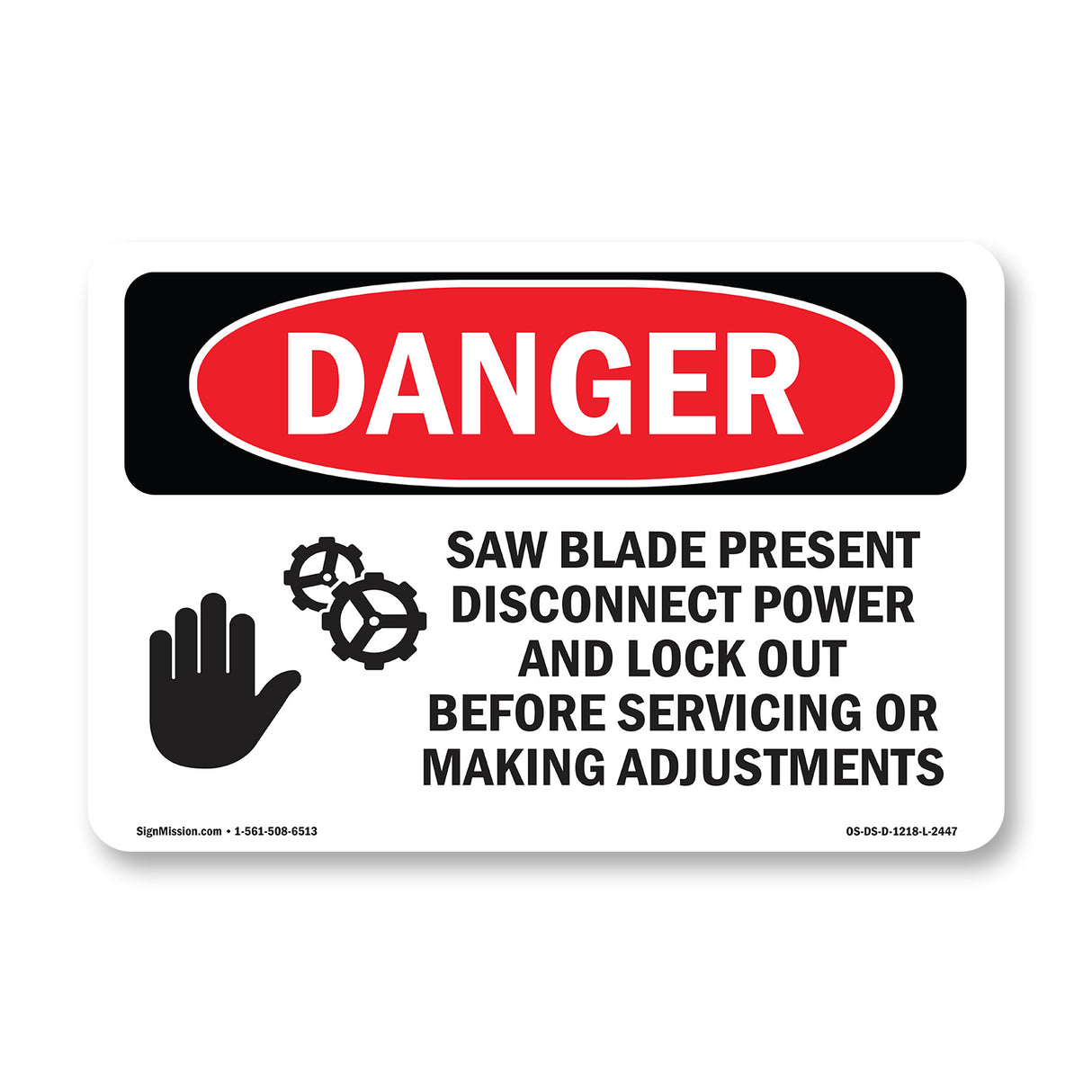 Saw Blade Present Disconnect