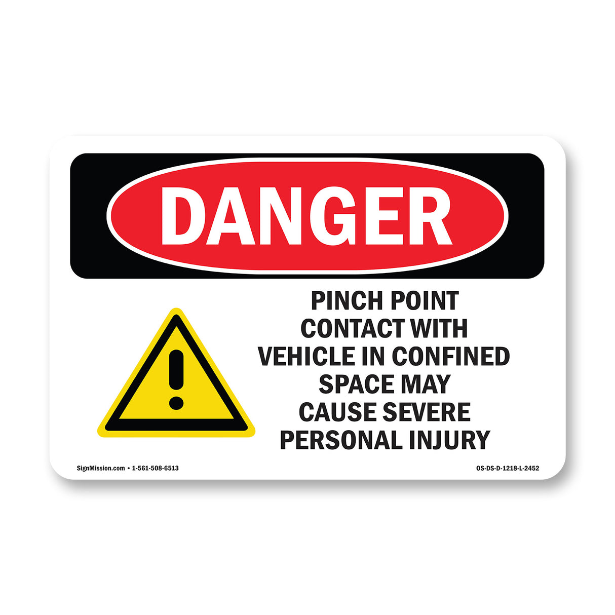 Pinch Point Contact With Vehicle