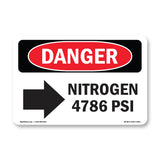 Nitrogen 4786 PSI [With Right Arrow]