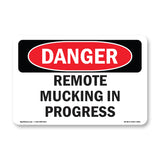 Remote Mucking In Progress