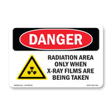 Radiation Area Only When X-Ray