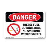 Diesel Fuel Combustible No Smoking