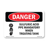 Sulfuric Acid PPE Mandatory