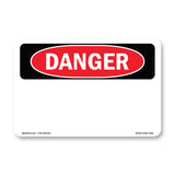 Danger Blank Write-On