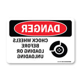 Chock Wheels Before Loading Or Unloading