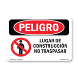 Construction Site No Trespassing