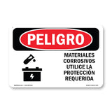 Corrosive Materials Wear Required Protection