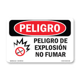 Explosion Hazard No Smoking