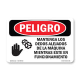 Keep Fingers Clear Of Machine Motion