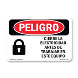 Lockout Electricity Before Working