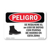 Steel Toe Shoes Required In This Area