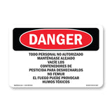 Portrait Empty Pesticide Containers For Disposal